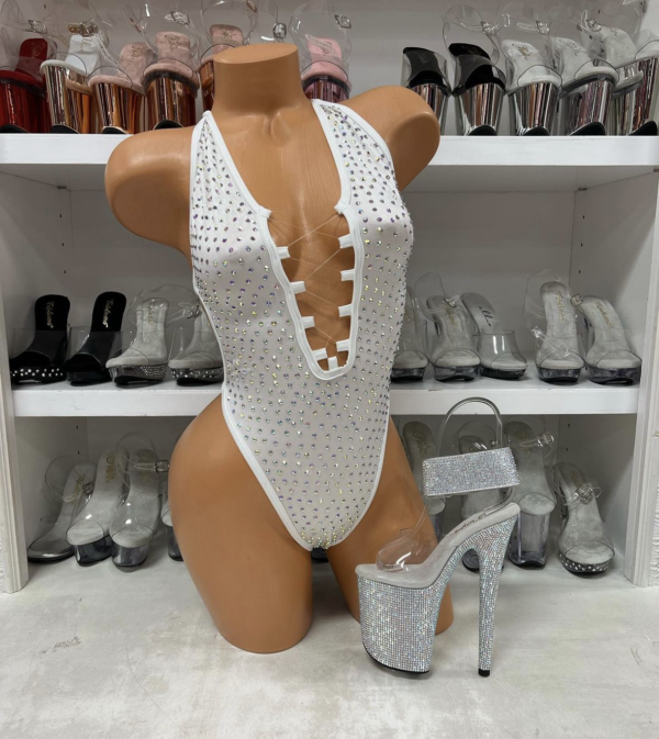 Lexi Solid Rhinestone Romper - Image 50