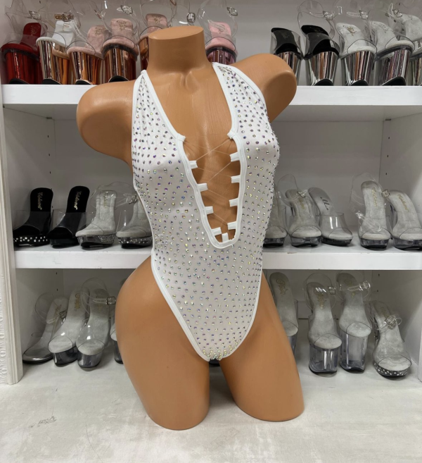 Lexi Solid Rhinestone Romper - Image 51