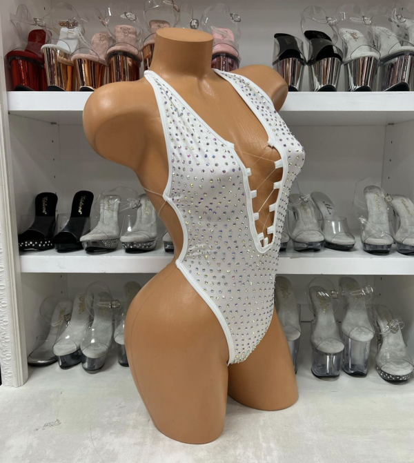 Lexi Solid Rhinestone Romper - Image 52