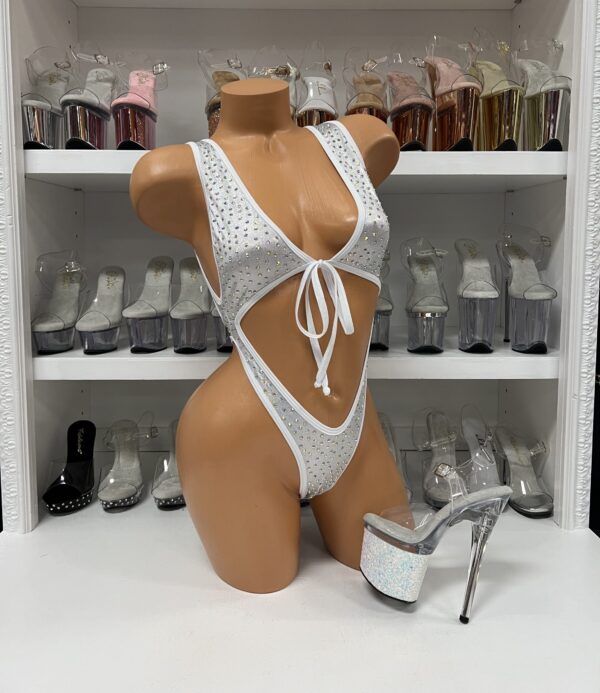 Angel Solid Rhinestone Romper - Image 39