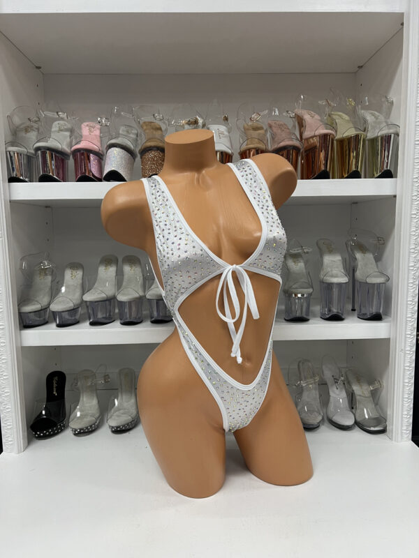 Angel Solid Rhinestone Romper - Image 38