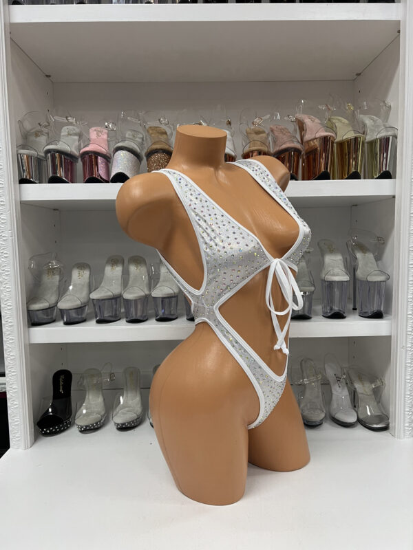 Angel Solid Rhinestone Romper - Image 37