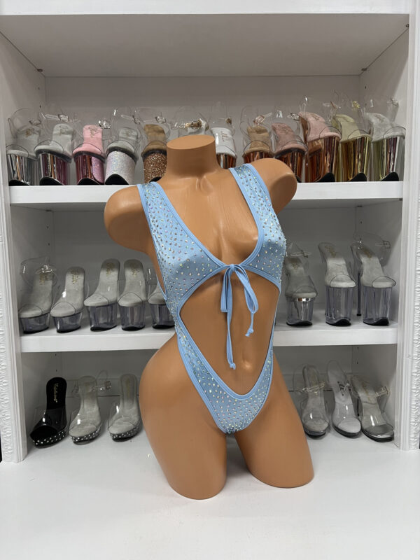 Angel Solid Rhinestone Romper - Image 26