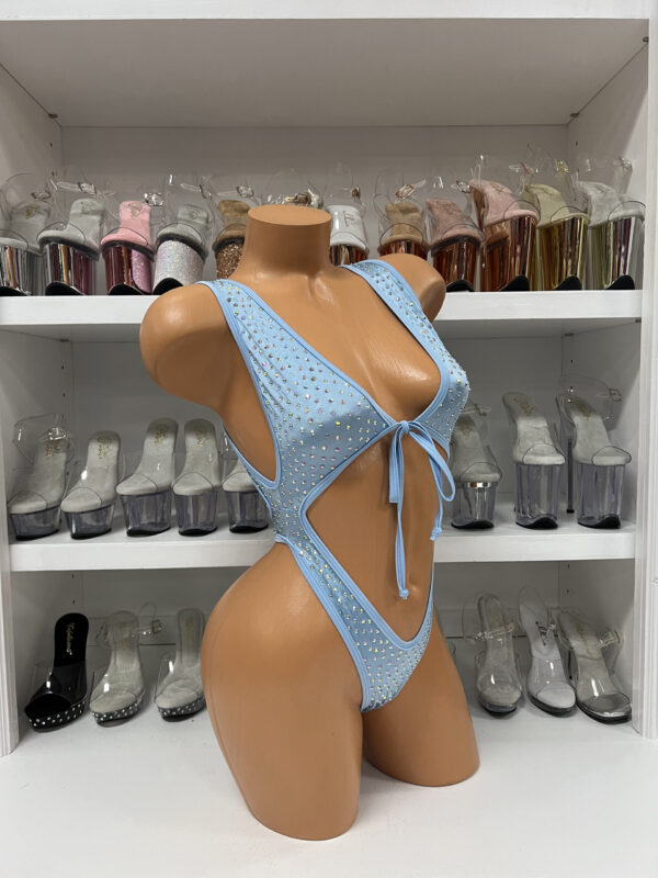 Angel Solid Rhinestone Romper - Image 25
