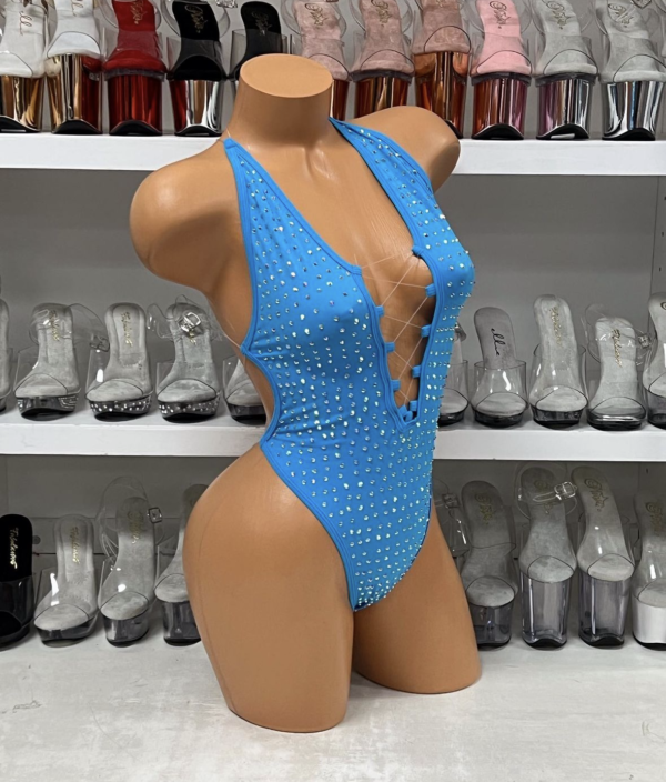 Lexi Solid Rhinestone Romper - Image 56