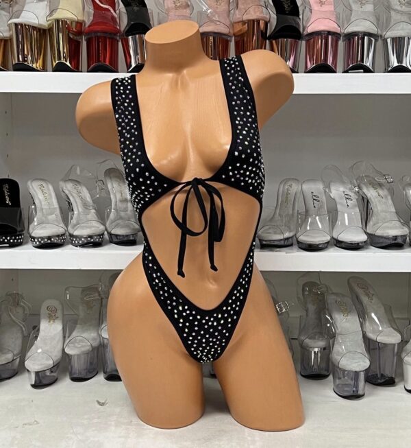 Angel Solid Rhinestone Romper - Image 23