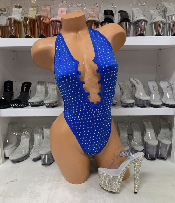 Lexi Solid Rhinestone Romper - Image 61