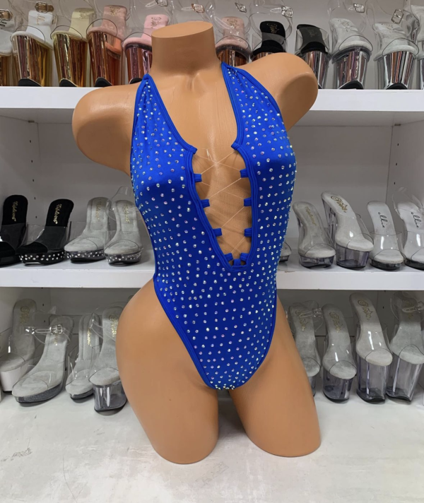Lexi Solid Rhinestone Romper - Image 62