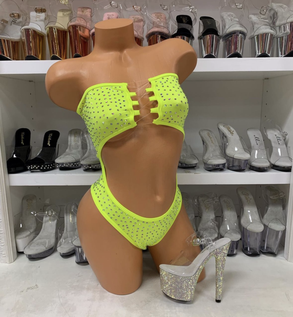 Daisy Solid Rhinestone Romper - Image 13