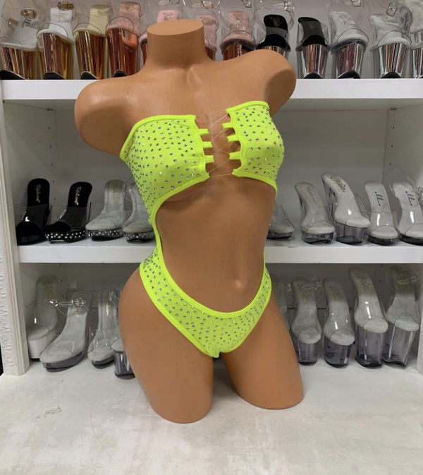 Daisy Solid Rhinestone Romper - Image 14