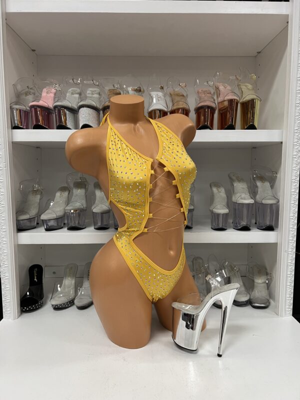 Rosie Solid Rhinestone Romper - Image 21