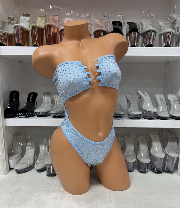 Daisy Solid Rhinestone Romper - Image 18