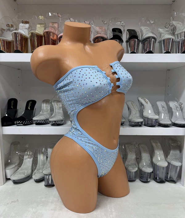 Daisy Solid Rhinestone Romper - Image 19