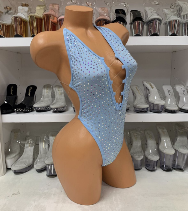 Lexi Solid Rhinestone Romper - Image 67