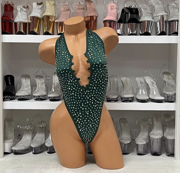 Lexi Solid Rhinestone Romper - Image 71
