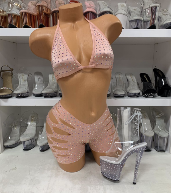 Solid Cut Short Triangle Top Rhinestone Set - Image 29