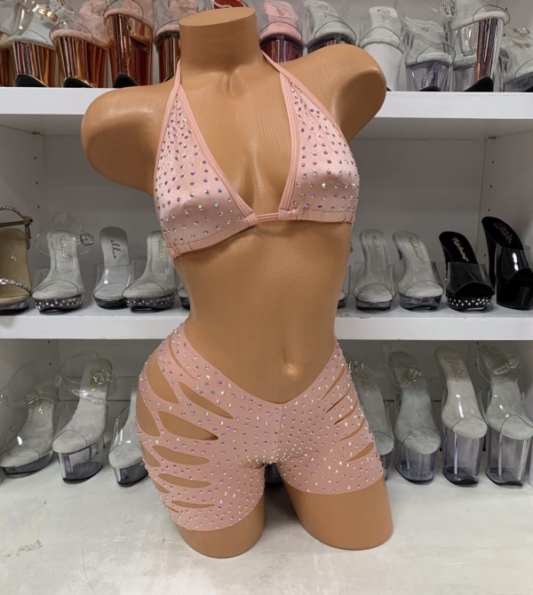 Solid Cut Short Triangle Top Rhinestone Set - Image 30