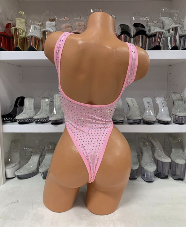 Sharon Solid Rhinestone Romper - Image 11