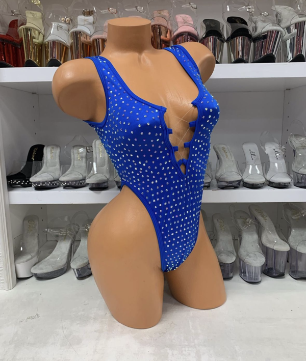 Sharon Solid Rhinestone Romper - Image 14