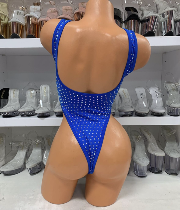 Sharon Solid Rhinestone Romper - Image 15
