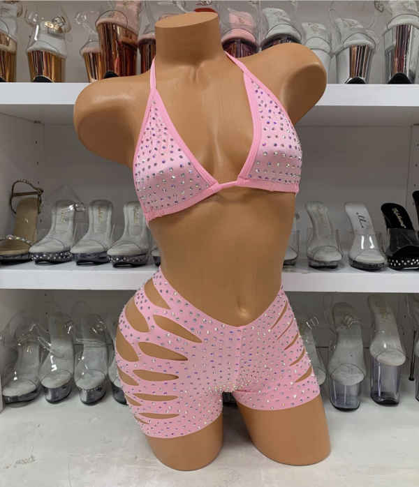 Solid Cut Short Triangle Top Rhinestone Set - Image 33