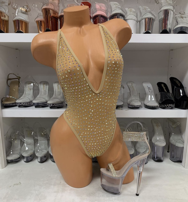 Nova Mesh Rhinestone Romper
