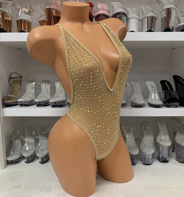 Nova Mesh Rhinestone Romper - Image 3