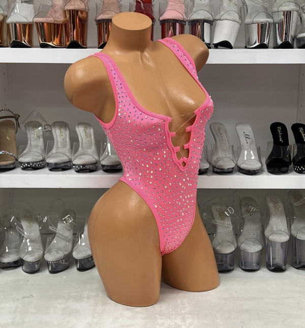 Sharon Solid Rhinestone Romper - Image 18