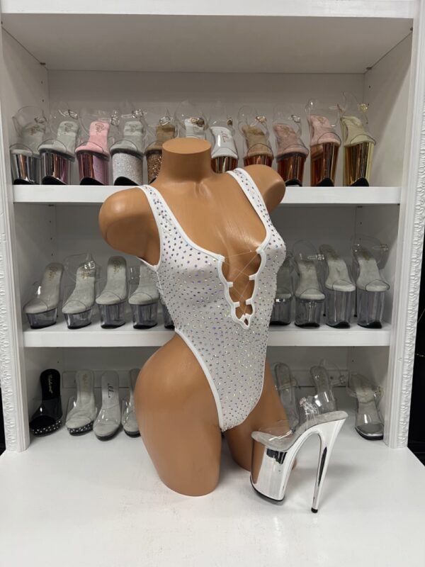 Sharon Solid Rhinestone Romper - Image 31