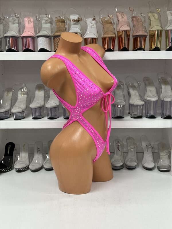 Angel Solid Rhinestone Romper - Image 46