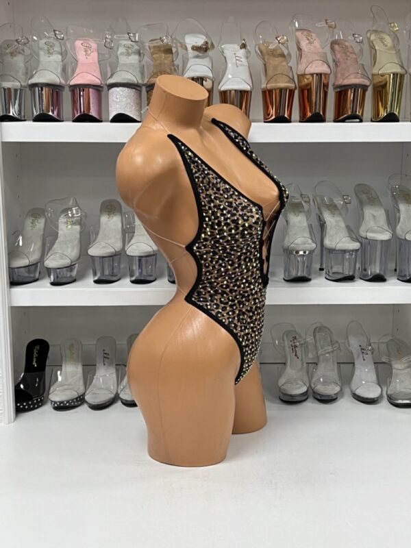 Lexi Pattern Rhinestone Romper - Image 15
