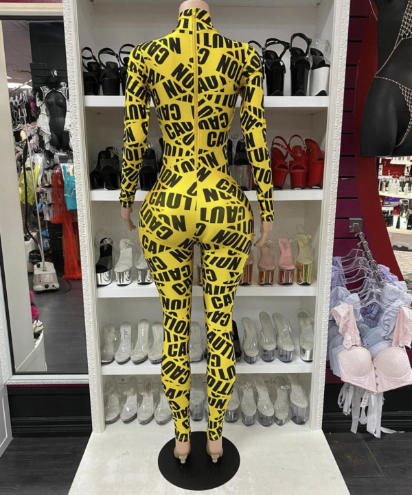 Caution Sexy Caution Tape Costume - Image 4