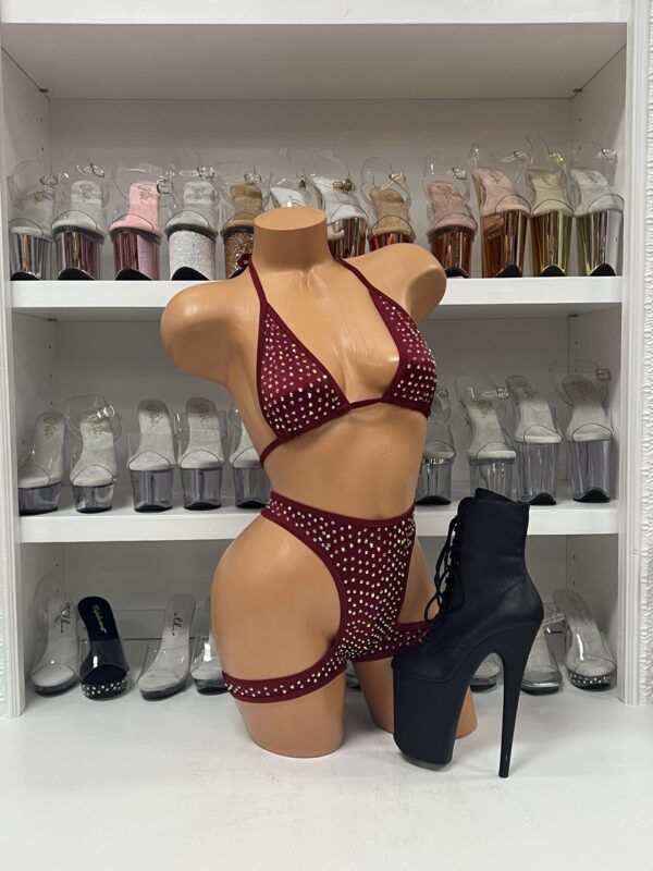Solid Layla Rhinestone Wrapped Short Set - Image 40