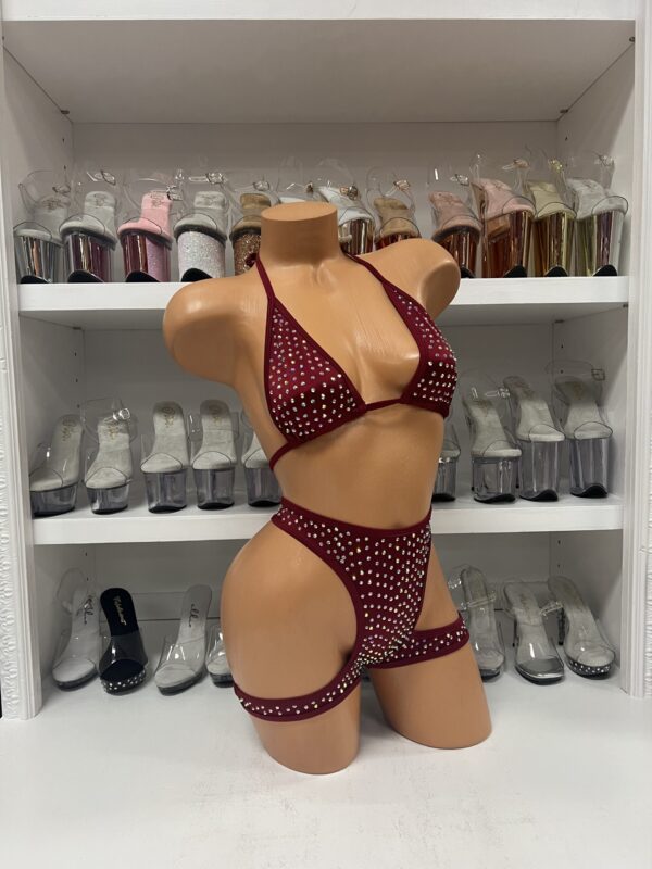 Solid Layla Rhinestone Wrapped Short Set - Image 41