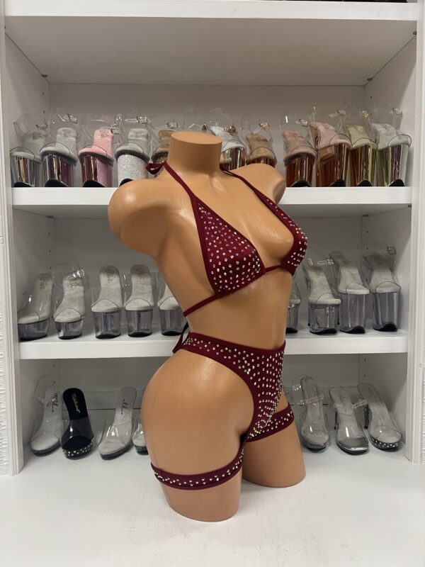 Solid Layla Rhinestone Wrapped Short Set - Image 42