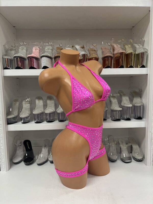 Solid Layla Rhinestone Wrapped Short Set - Image 46