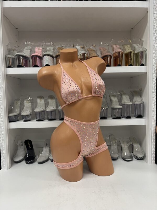 Solid Layla Rhinestone Wrapped Short Set - Image 61