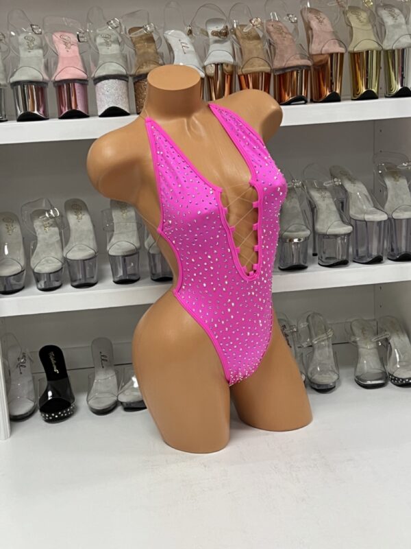 Lexi Solid Rhinestone Romper - Image 82