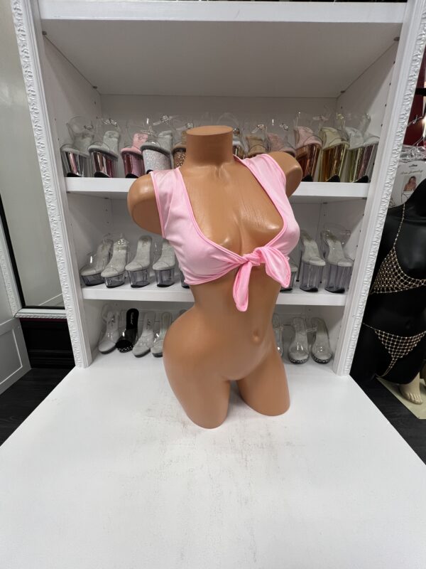 Tie Front Crop Top - Image 4