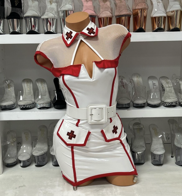 Not So Classic Nurse Halloween Costume - Image 4