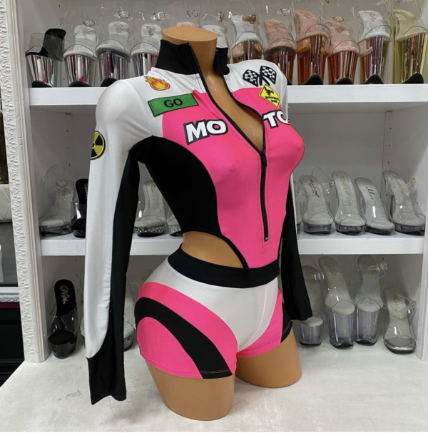 Moto Mami Sexy Motocross Racer Costume - Image 3