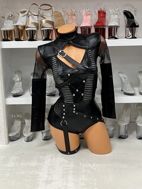 Villainess Vixen Strappy Bodysuit Set - Image 3