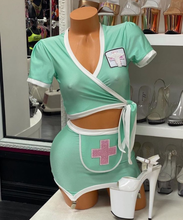 Scrubs Nurse Halloween Costume - Image 2