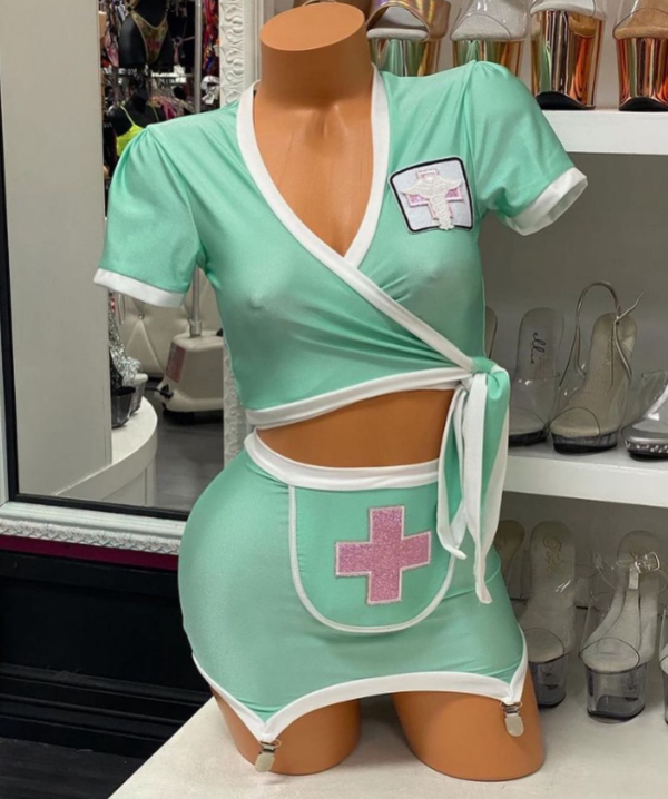 Scrubs Nurse Halloween Costume - Image 3