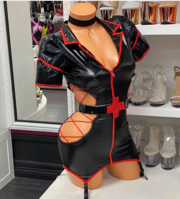 Product Title Stitched Up Nurse Halloween Costume - Image 4