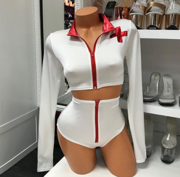 Rescue Me Sexy Nurse Costume - Image 2