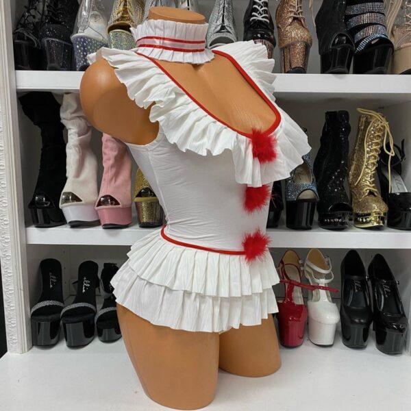 Let's Play a Game Sexy Movie Clown Character Costume - Image 3