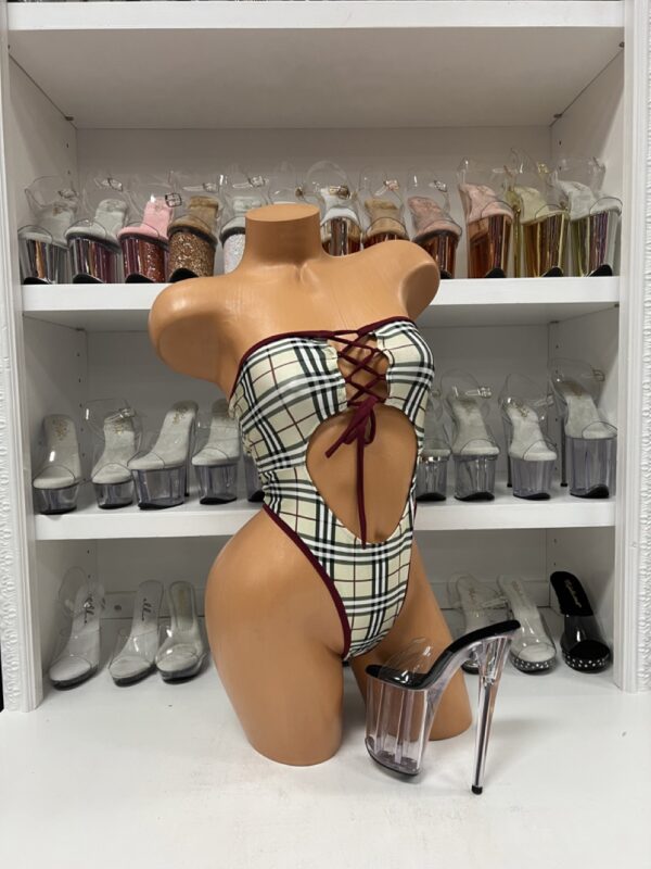 Fancy Lace Up Bodysuit - Image 17
