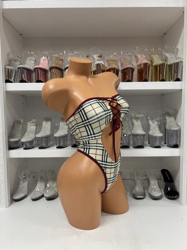 Fancy Lace Up Bodysuit - Image 19