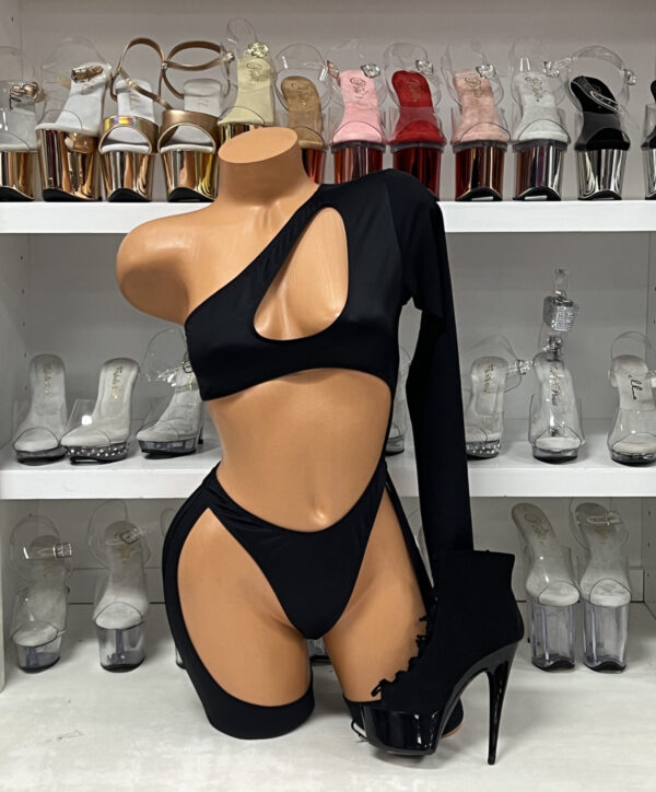 Long Sleeve Romper with Chaps